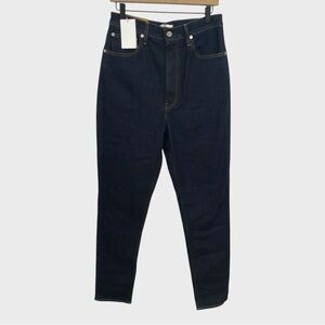 Helmut Lang NWT Dark Blue Denim Femme Hi Spikes Jeans Women's 31 Men's 32